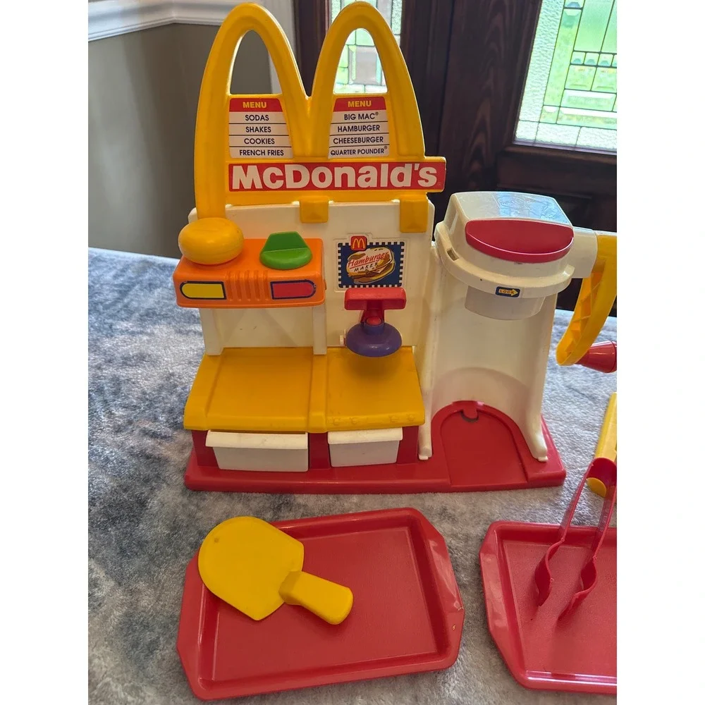 PARTS* Vintage McDonalds Happy Meal Magic Hamburger French Fry Maker Playset Toy